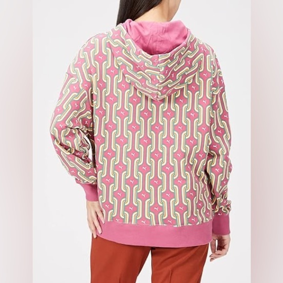 PUMA Classics 70s Psychedelic Hoodie- Medium - Picture 2 of 10